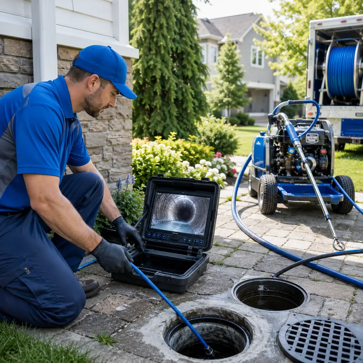 Outdoor drain cleaning professionals serving Fort Hill, PA